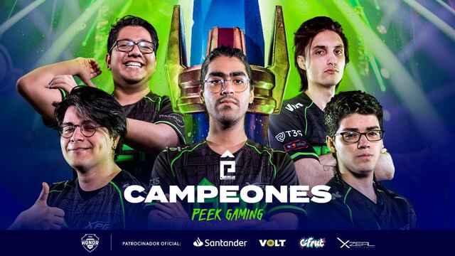 Peek Gaming, campeones de la División de League of Legends