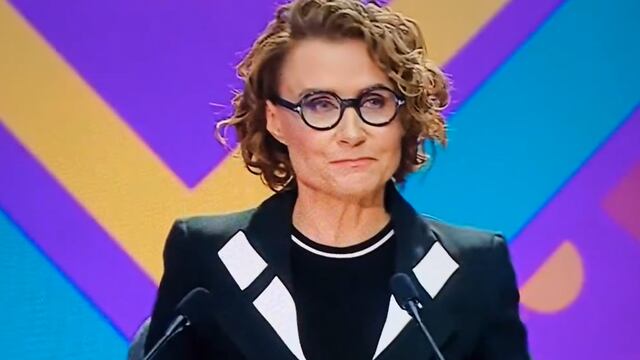 Denise Maerker se aguantó la risa por chiste de Claudia Sheinbaum contra Xóchitl Gálvez