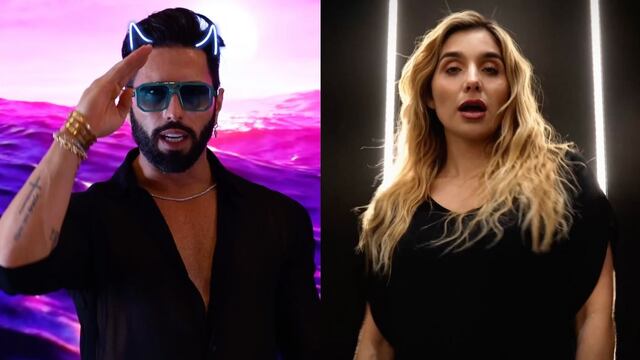 Poncho de Nigris y Marcela Mistral