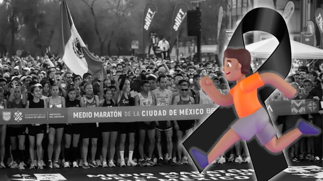 Murió un corredor en Medio Maratón CDMX 2023