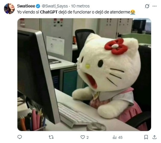 Fallas de ChatGPT de OpenAI hoy