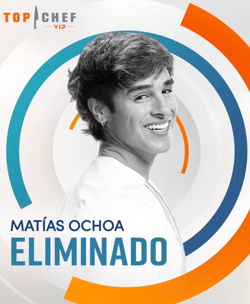 Matías Ochoa fue el último eliminado de Top Chef VIP