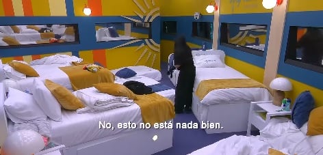 Dalilah Polanco no puede pasar por el colchón en La Casa de los Famosos México 2025.