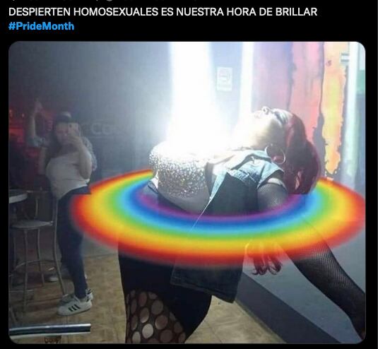 Meme del pride month.