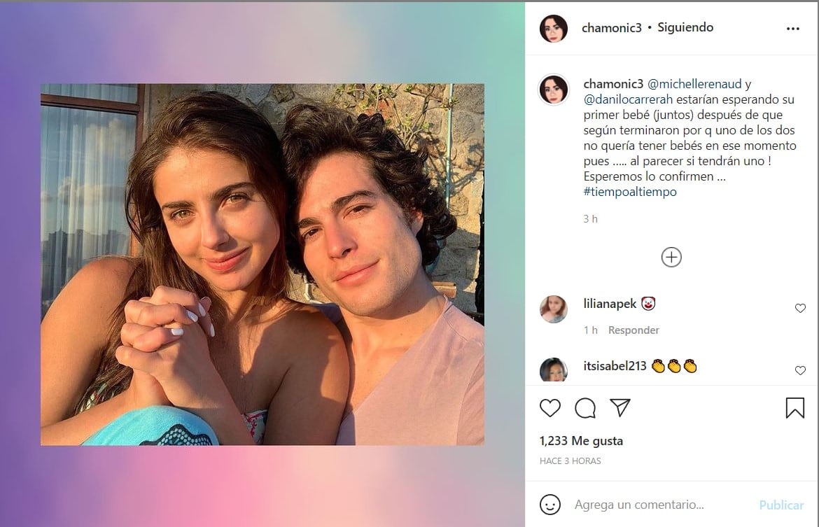 Michelle Renaud y Daniel Carrera