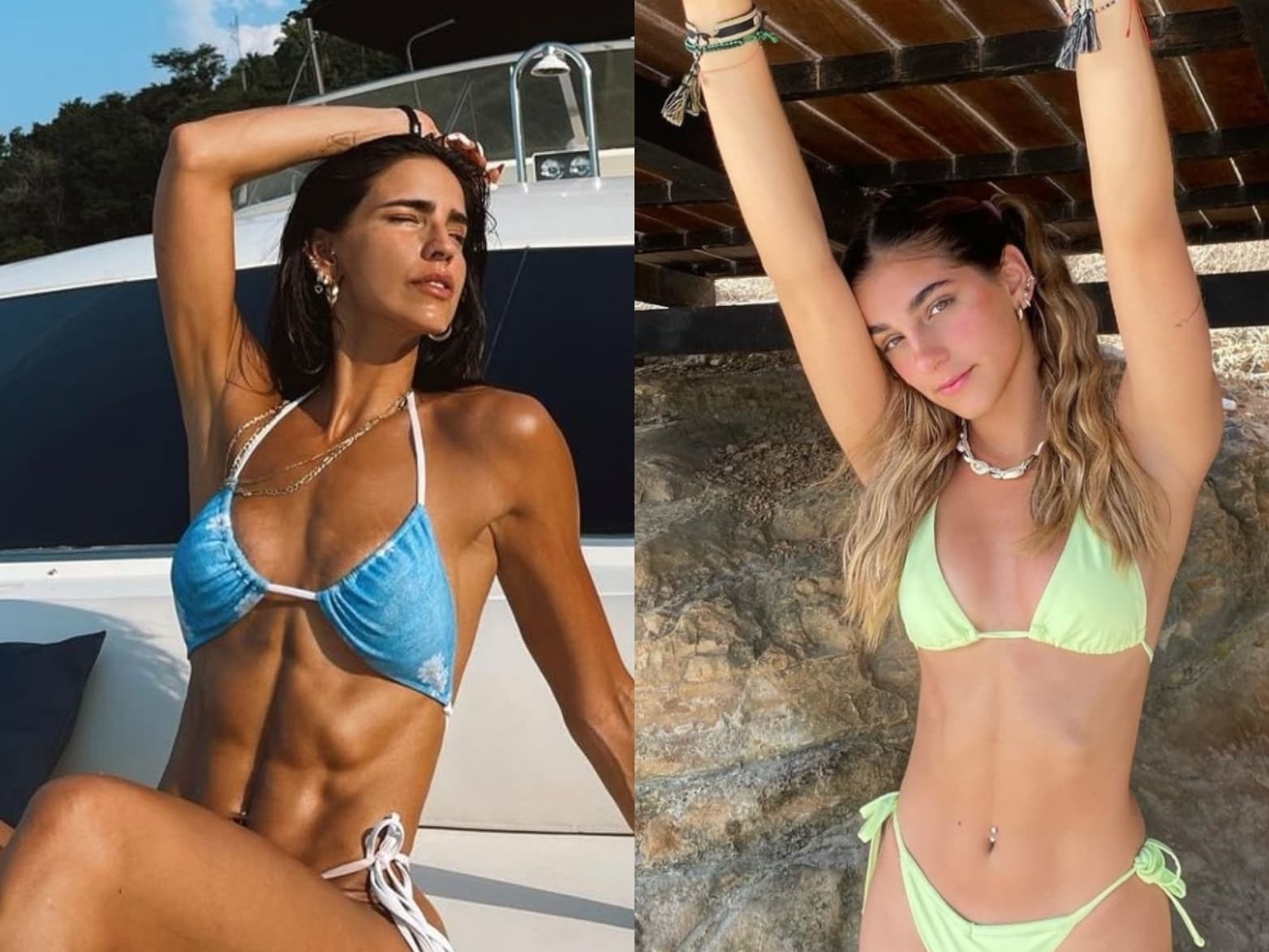 Bárbara de Regil y Mar de Regil.