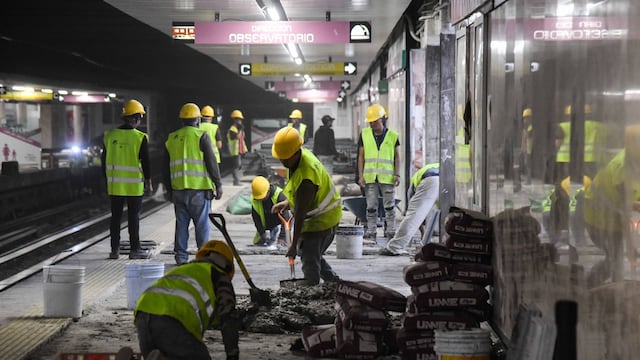 Obras de modernización de la Nueva Línea 1 del Metro en su segunda fase