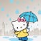 Dibujos de Hello Kitty y sus amigos en la lluvia para colorear: 11 plantillas que puedes imprimir