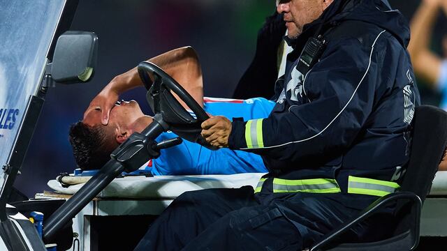 Andrés Montaño en el Cruz Azul vs León.