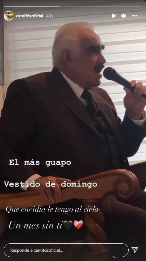 Camila Fernández recuerda a su abuelo con video inédito