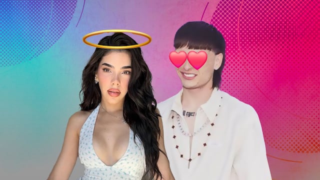 Kenia Os publica fotos vestida de blanco y Peso Pluma la llama “ángel”