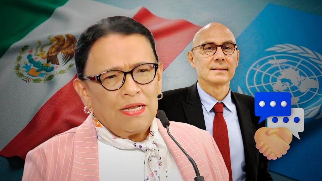 Rosa Icela Rodríguez destaca resultados tras reunión con Volker Türk sobre desapariciones