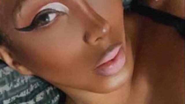 Annel Arias hace un blackface