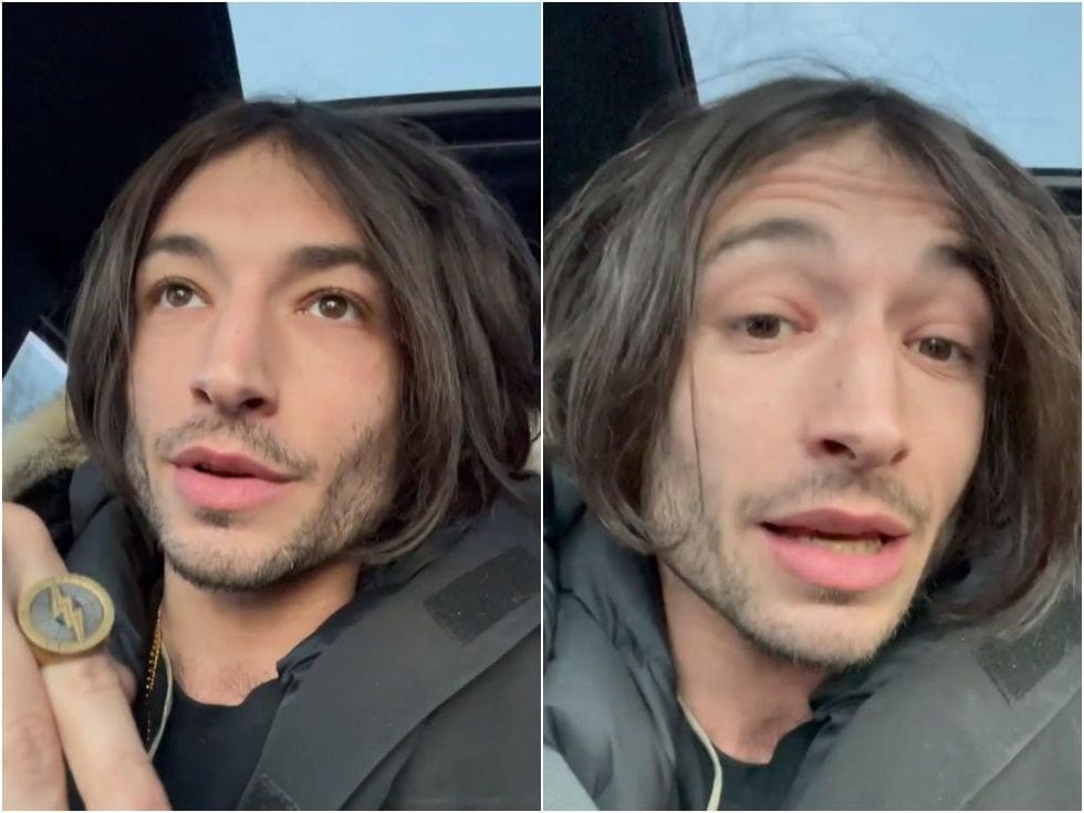 Ezra Miller amenaza al Ku Klux KlanE