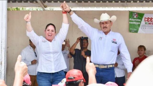 Los candidatos Alejandra Cárdenas y Francisco López Villafranca