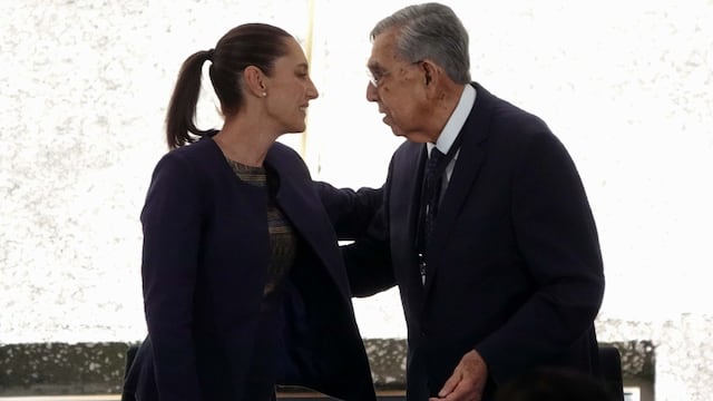 Claudia Sheinbaum y Cuauhtémoc Cárdenas