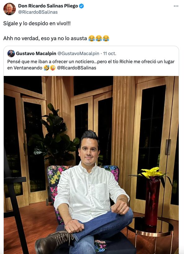 ¿Gustavo Macalpin ya tiene chamba en TV Azteca?