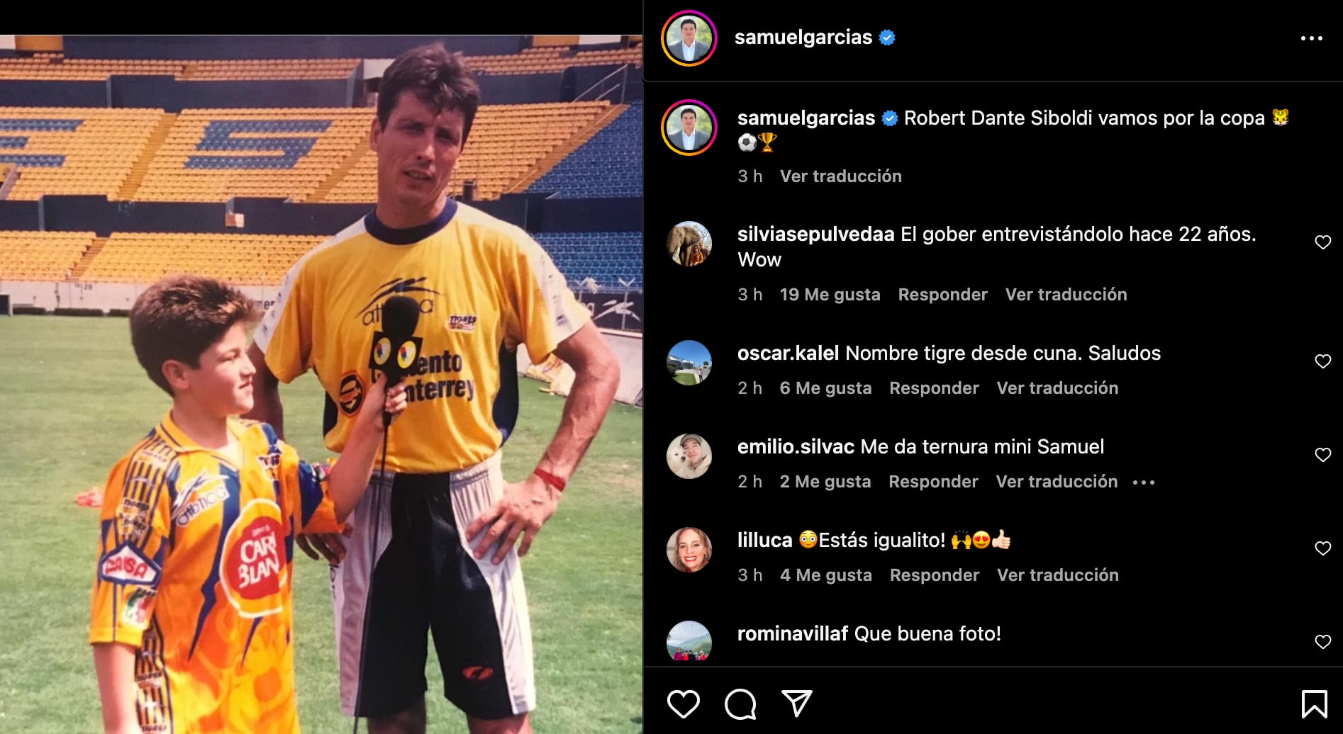 Samuel García con Siboldi