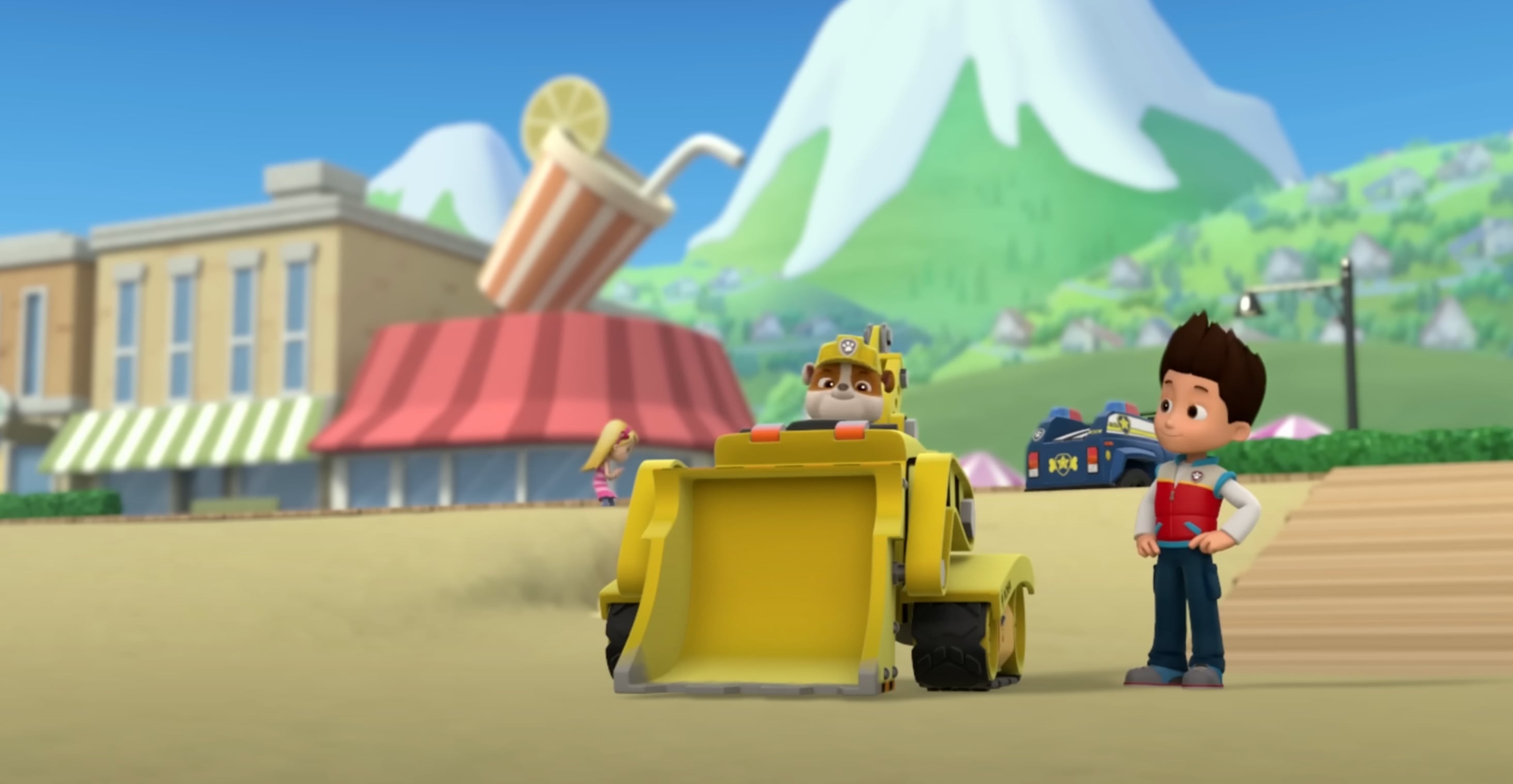 Paw Patrol en la playa