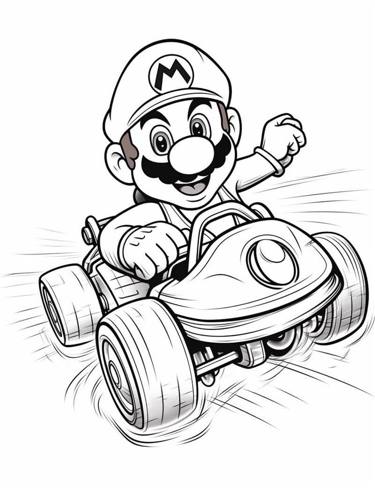 Dibujos de Mario Bros. para colorear
