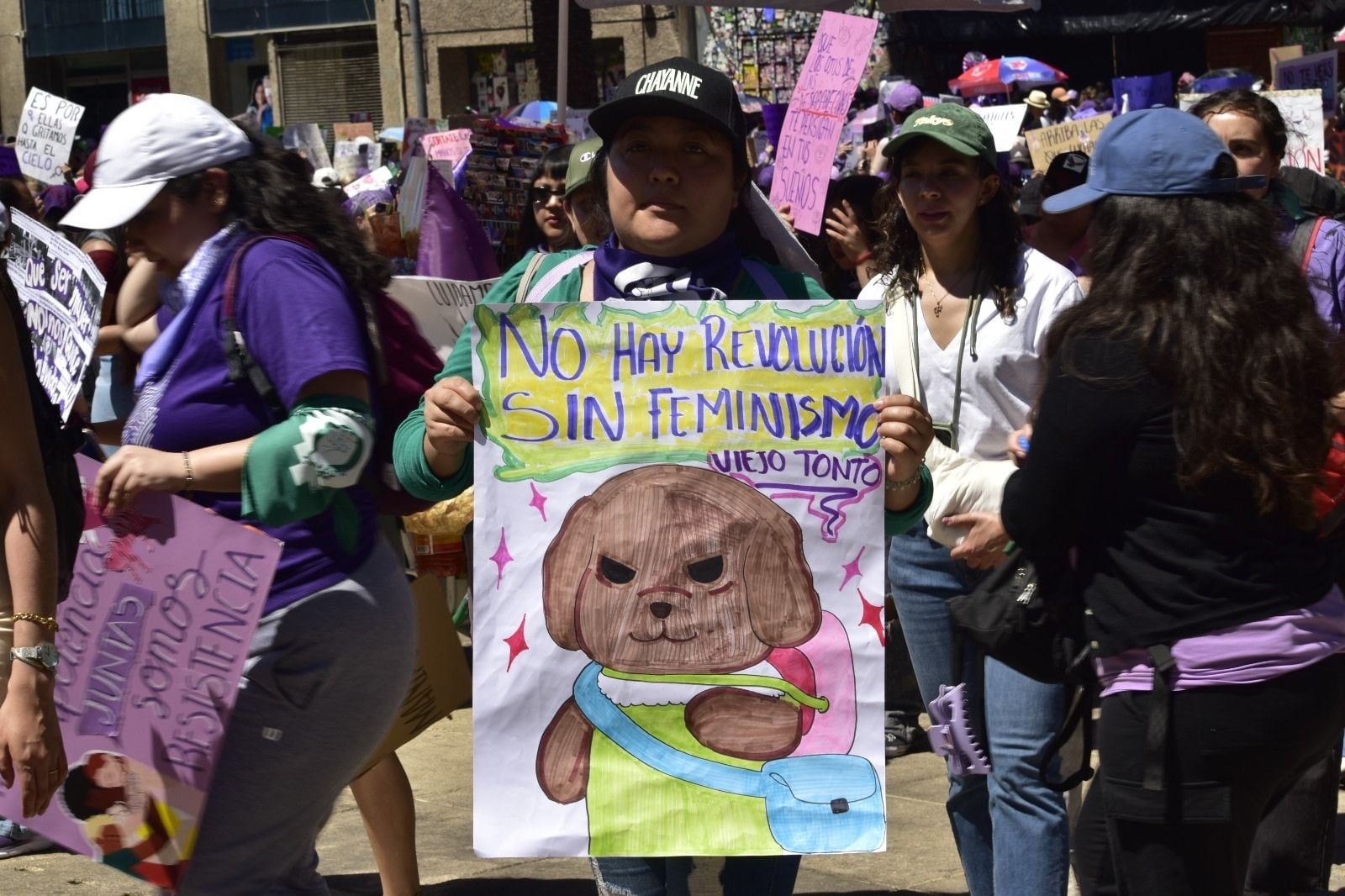 Marcha 8M por el Día Internacional de la Mujer 2025 en CDMX