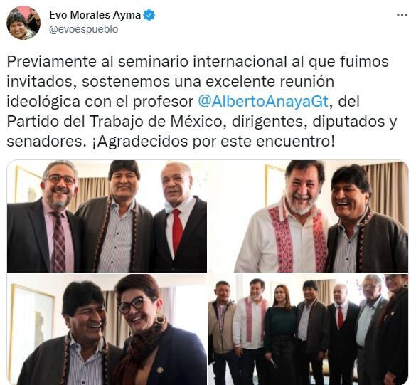 Evo Morales tuit