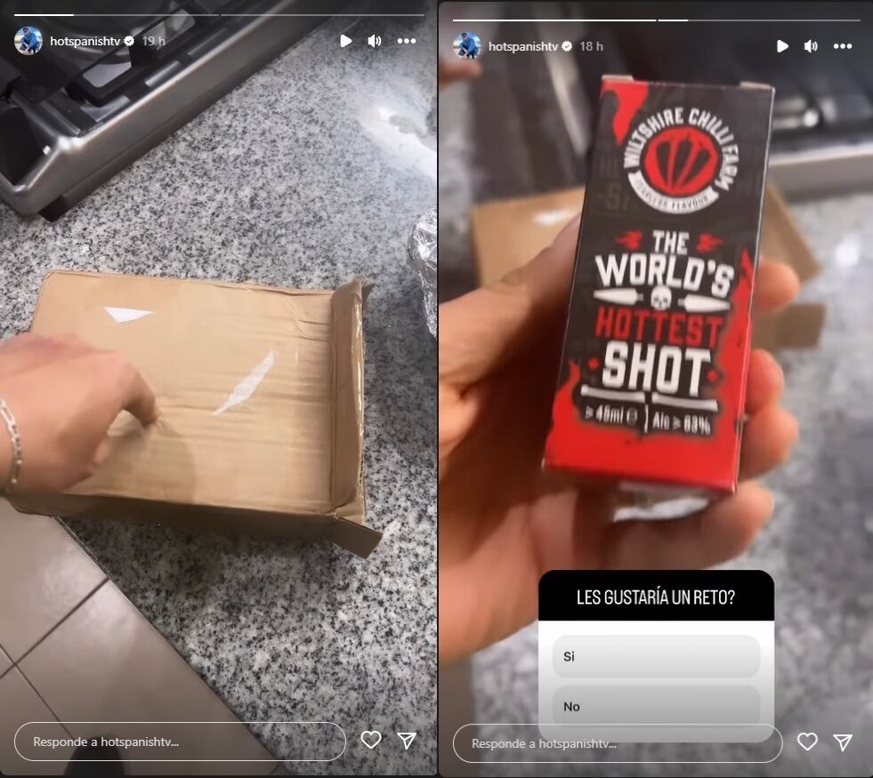 Hotspanish presentaba la salsa más picosa del mundo para su reto