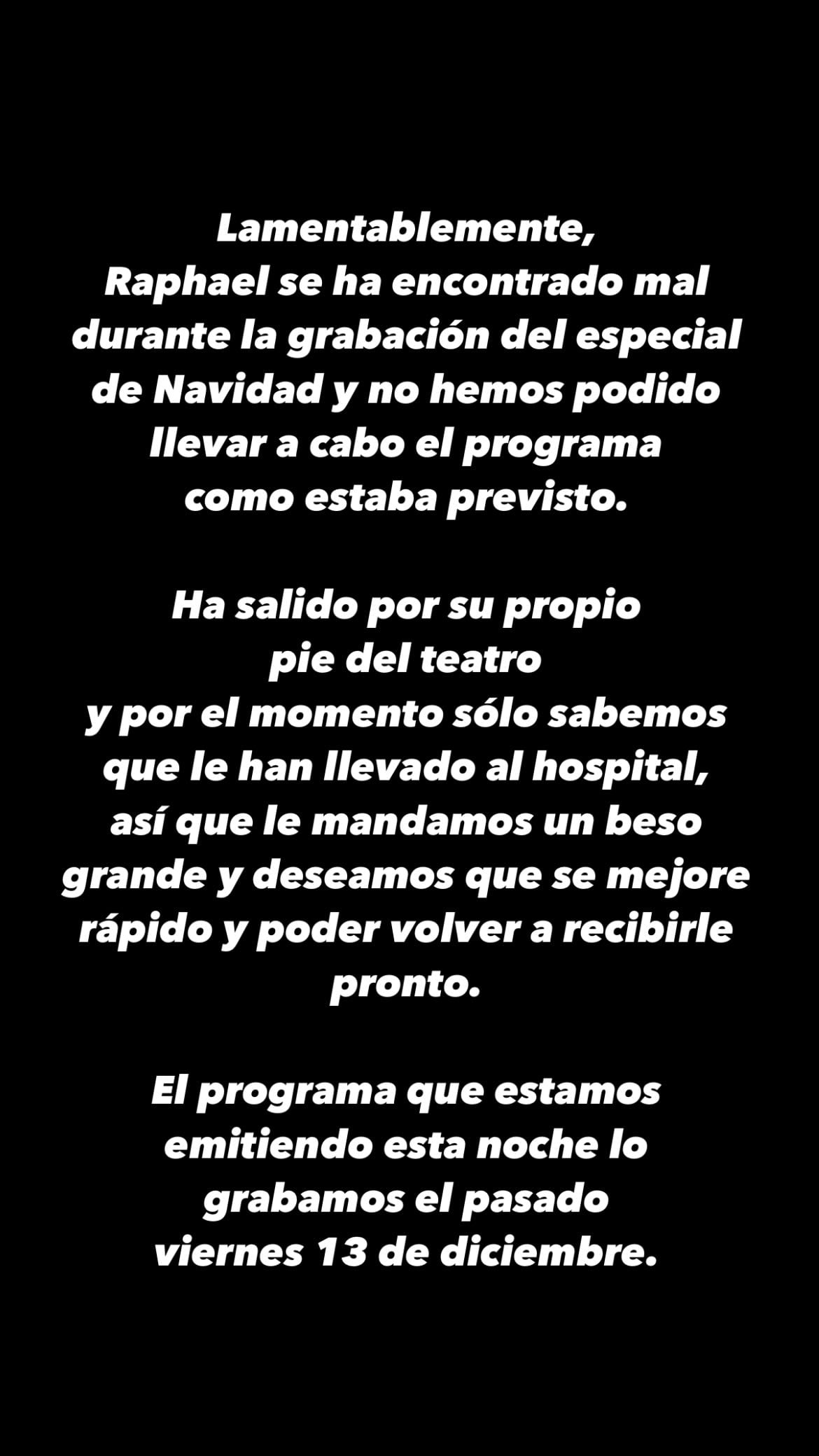 Raphael en La Revuelta