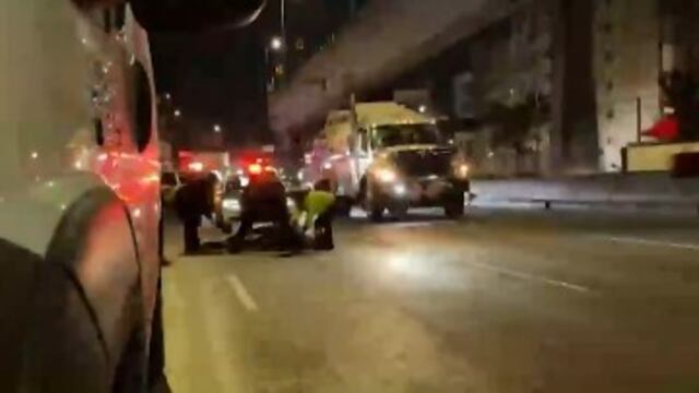 Accidente en avenida Prolongación Reforma en CDMX