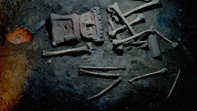 Restos niños y mujeres asesinados durante la Conquista