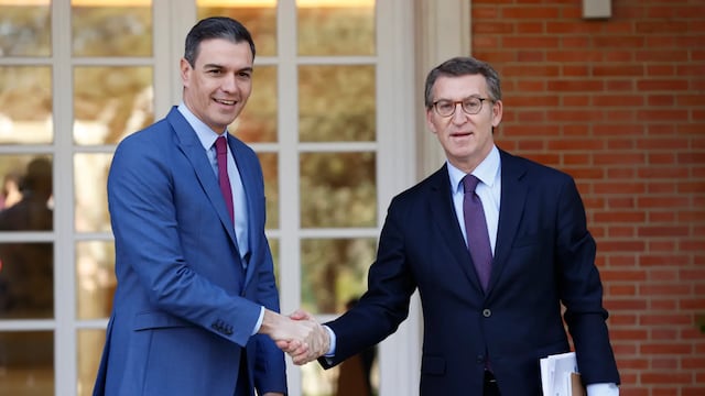 Pedro Sánchez y Alberto Núñez Feijóo