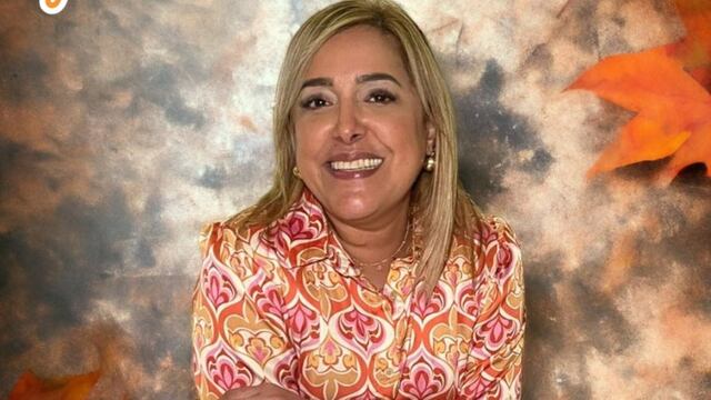 Gloria Espinosa, mujer colombiana que adelantó su fiesta de 50 años.