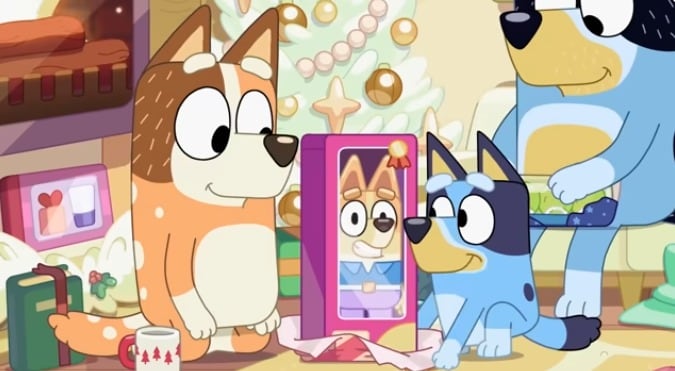 Capítulo Bluey y los regalos de Navidad