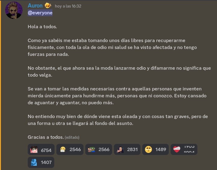 AuronPlay se retira temporalmente de Twitch