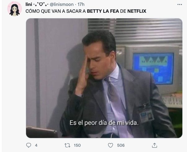 Yo soy Betty, la Fea abandonará Netflix; así reaccionan con memes