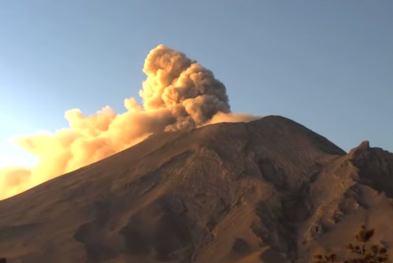 Volcán Popocatépetl el 6 de marzo