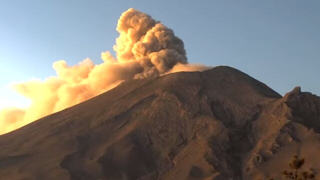 Volcán Popocatépetl el 6 de marzo