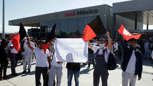 Huelga en Audi México
