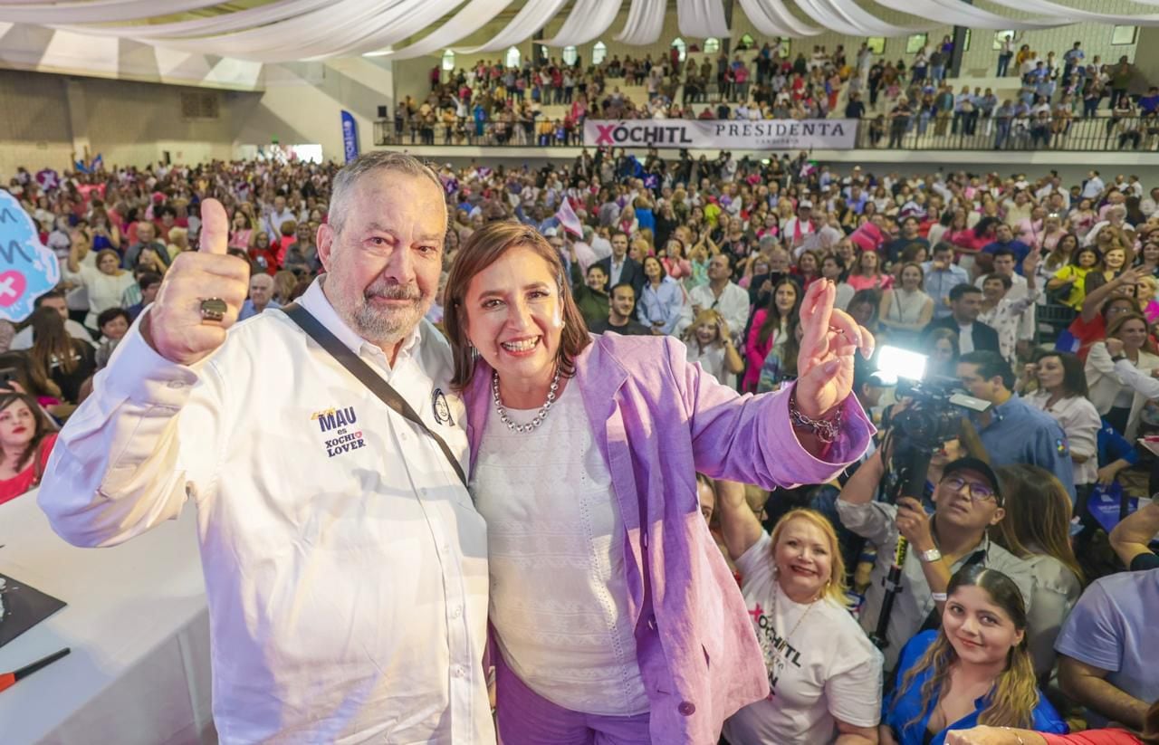 Xóchitl Gálvez y Mauricio Fernández sienten que en elecciones 2024 se juega un gobierno democrático contra uno autoritario