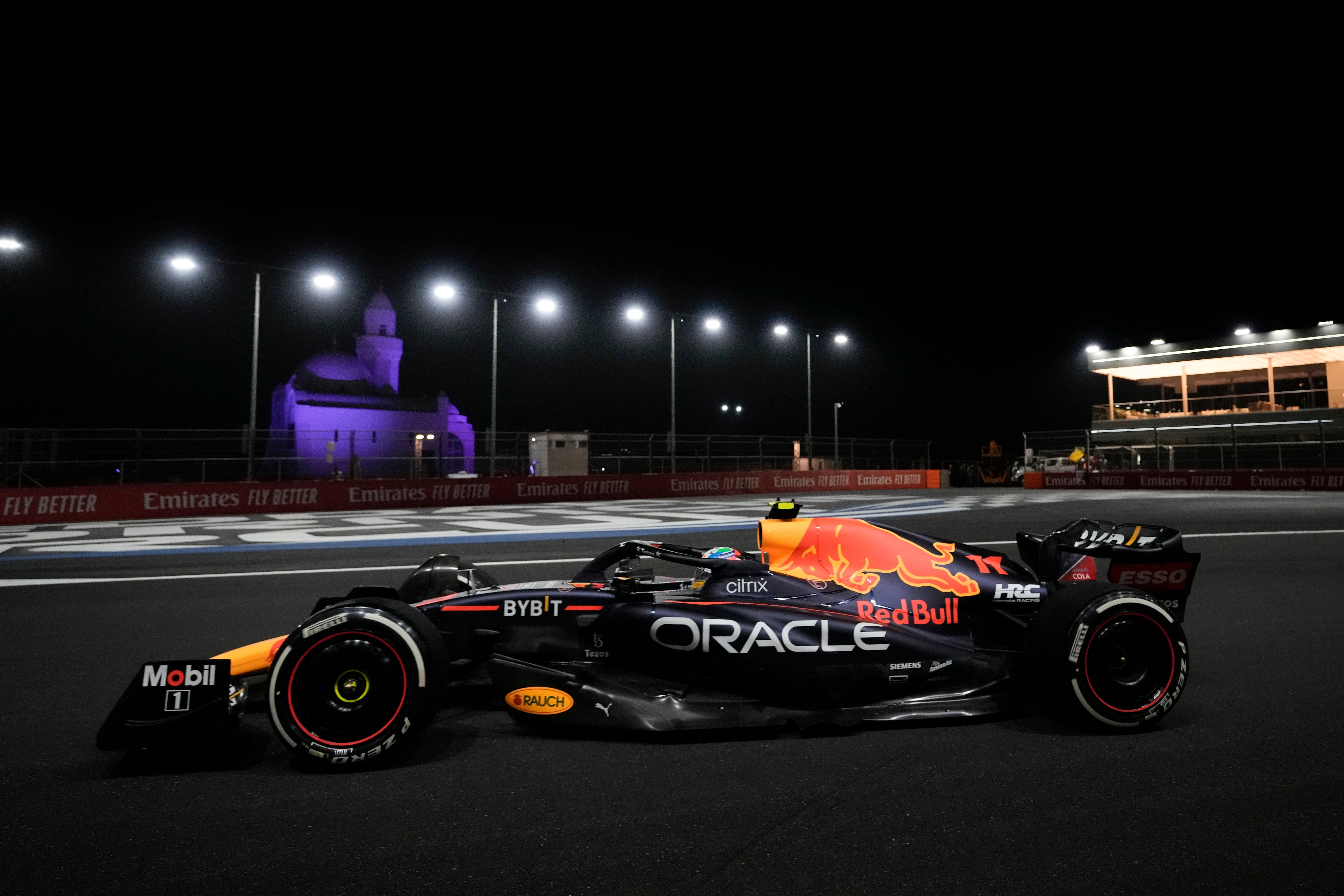 Checo Pérez en Arabia Saudita