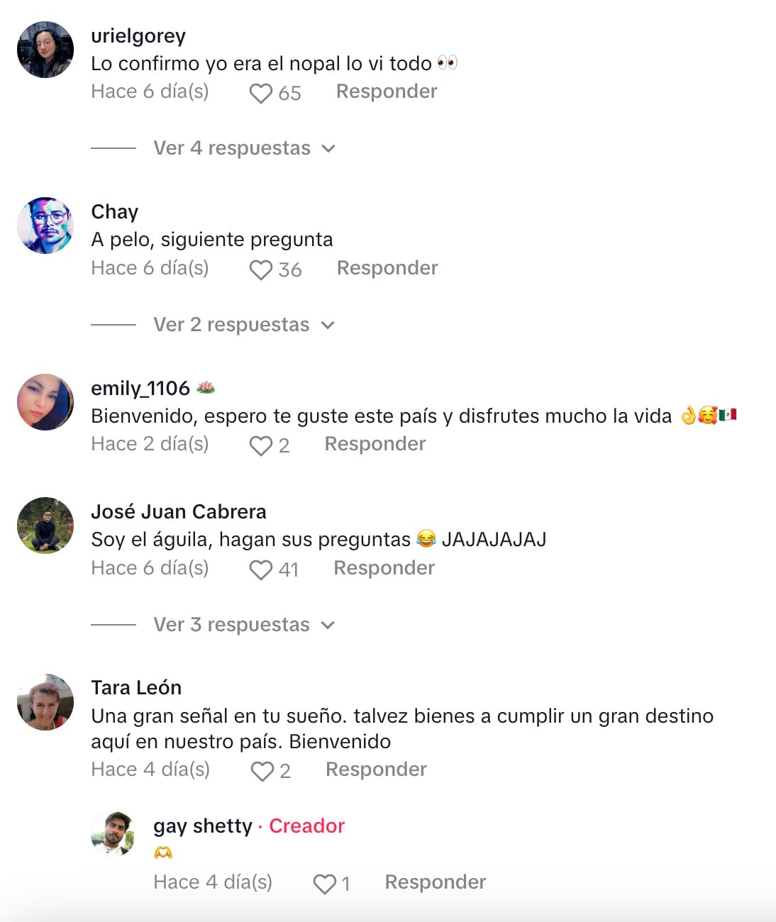 Comentarios de los usuarios al extranjero que dijo ser la serpiente de México