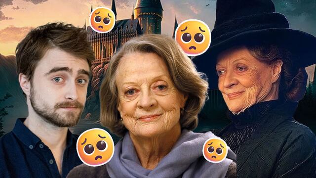 Daniel Radcliffe se despide de Maggie Smith, la querida profesora McGonagall de Harry Potter