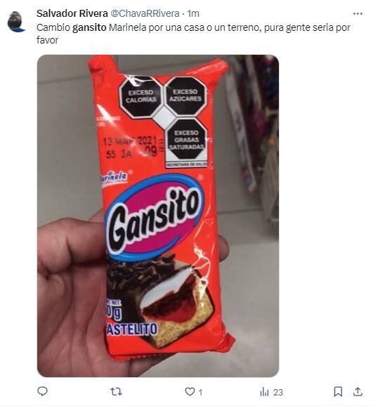 Memes por el precio del Gansito