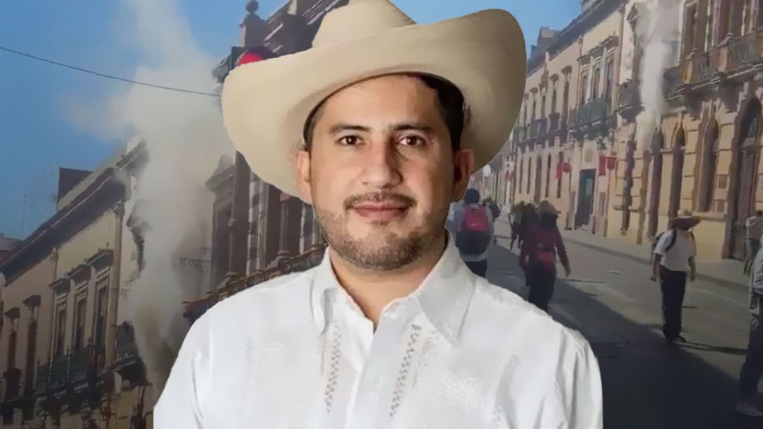 Lanzan gas lacrimógeno en protestas por asesinato de Carlos Manzo