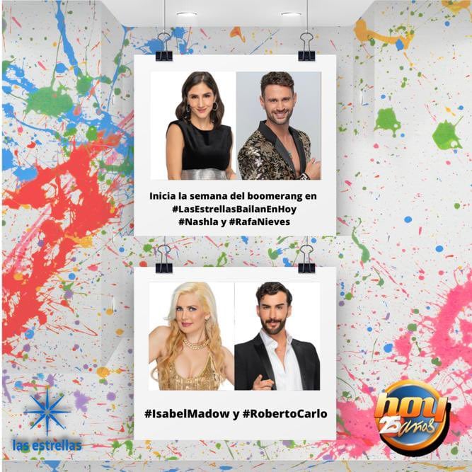 Las Estrellas bailan en Hoy 2023