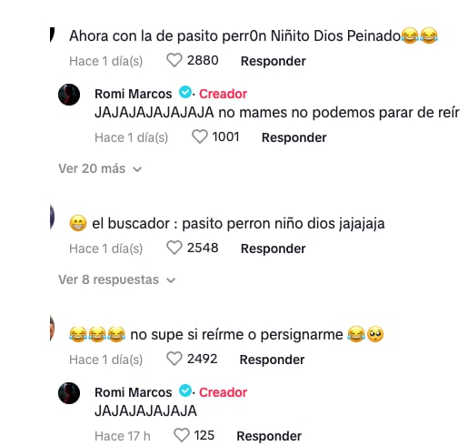 Usuarios le dicen a Romina Marcos que parece Niño Dios.