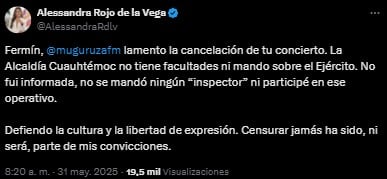 Alessandra Rojo de la Vega sobre el Multiforo Alicia.