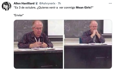 Memes del 3 de octubre porque Mean Girls