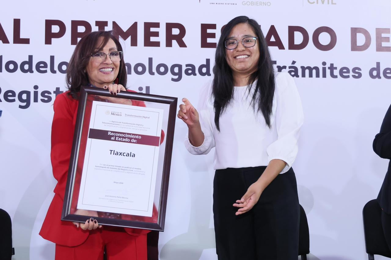 Tlaxcala es el primer estado en modernizar trámites del Registro Civil.