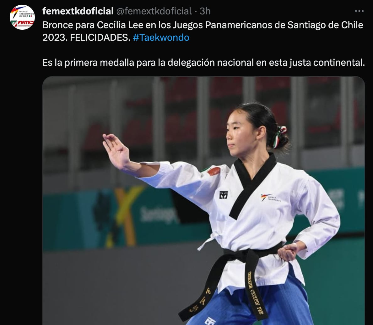 Cecilia Lee en Juegos Panamericanos Santiago 2023